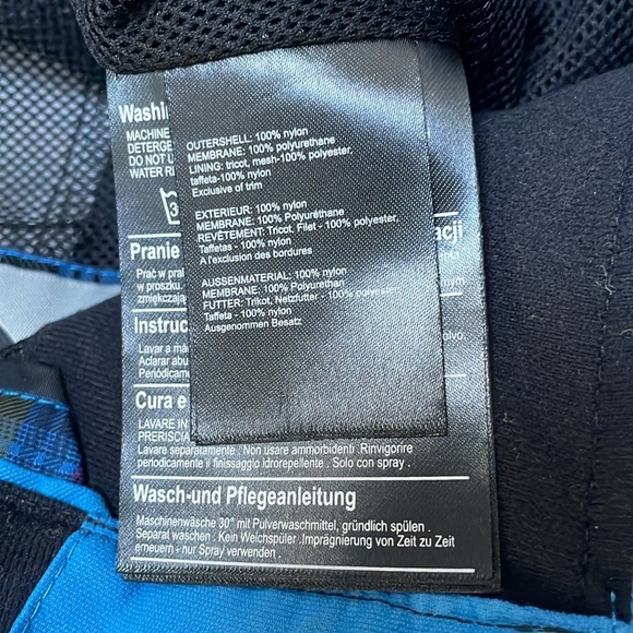 Burton Men's winter ski snowboarding Cargo Pants S Blue relaxed fit waterproof - Picture 8 of 13